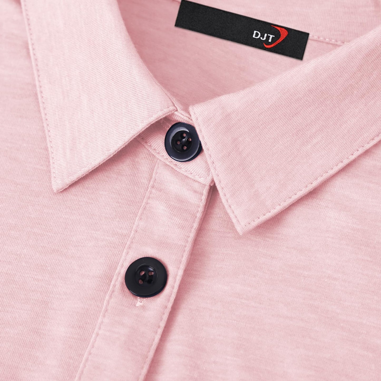 Roll Up Long Sleeve Solid Pink No Pocket Plaid Women’s Collared Button Down Plaid Shirt