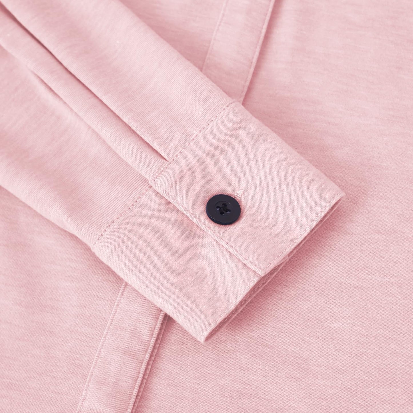 Roll Up Long Sleeve Solid Pink No Pocket Plaid Women’s Collared Button Down Plaid Shirt