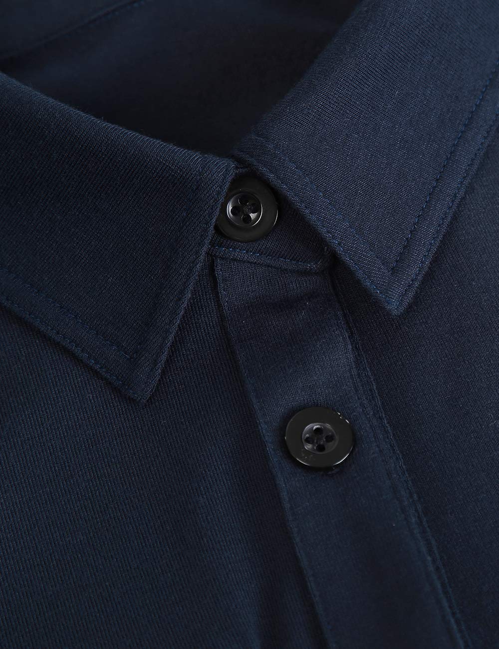 DJT Roll Up Long Sleeve Navy Women’s  Collared Button Down Plaid Shirt